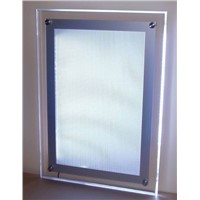 6PCS Crystal Frame LED Illuminated Panels,Outdoor Slim A2 Acrylic Advrtising LightBoxes