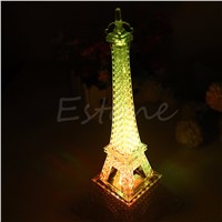 Eiffel Tower Night Light Decoration LED Lamp Desk Bedroom Lighting