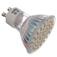 GU10 4.5 W 60 LED 3528 SMD LED AC 220 V LED Spotlights Spot Lights Bulb Lamp Energy Saving 300LM 88 ALI88