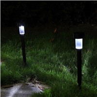 Lumiparty 10 Pcs Solar Powered LED Decorative Night Light Lamp Outdoor Garden Lawn Pathway Yard Driveway Lighting Kit for Home