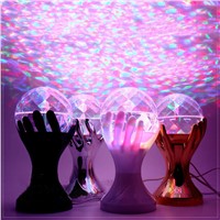 Laser Projector Lamps LED Disco Ball Stage Light 110V 220V Palm Crystal Balls Magic Lamp Christmas Party Light Landscape Outdoor