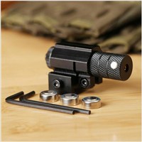 Powerful Tactical Mini Red Dot Laser Sight Scope Weaver Picatinny Mount Set for Gun Rifle Pistol Shot Airsoft Riflescope Hunting