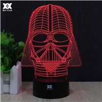 Star Wars Anakin Skywalker 3D Lamp Darth Vader Remote Control Night Light LED Decorative Table Lamp Child&amp;amp;#39;s Gift HUI YUAN Brand