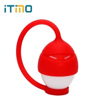 iTimo Portable LED Night Light Masked Egg Shape Tent Camping Lamp Silica Gel Handbag Decoration Outdoor Lighting USB Charging