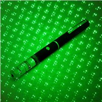 Tinhofire 2 in 1 50mw green laser pointer pen with star head / laser kaleidoscope light
