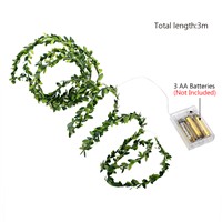 Leaf Holiday Lamp LED Fairy String Lights for Garland Christmas Wedding Party Event LED Fairy String Lights 3M 30 LEDs