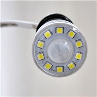 PIR Auto Infrared Motion Sensor 5050 SMD 10 LED Night Lamp Light Bulb 3W For Home living room bathroom AC 180V- 220V