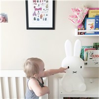 50cm Baby Bedroom Rabbit LED Night light Dimmable Children Bedroom Lamp Christmas Gift Bedside Decoration Kids Lovely Lights