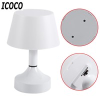 ICOCO Smart USB Rechargeable Lamp with Remote Control Wireless Unique Modern Night Lights Desk Lamp LED Light for Living Room