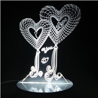 1PC 3D LED Lamp Light USB Skull  Night Light for Home Table Desk Lamp Wedding Decor Innovative Christmas Gift