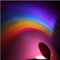 Egg Shape LED Rainbow Projector Night Light Lamp Kids Gifts Baby Sleeping Bedside Night Lamp 3-Modes 3xAA Batteries powered