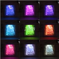 Papercut Light Box LED USB Night Light Lamp Creative Paintings Whale A19_15