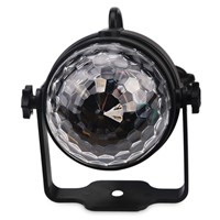 3W RGB Party Stage Light Music Sound Activated Rotating Magic Ball Projector Remote Control Dancing Disco Lights for DJ KTV Bar
