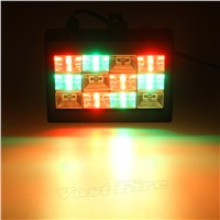 20W AC100-240V 12pcs  RGB LED Strobe Stage LighFlashlight for Disco Party DJ Strobe Light Sound Activated Stage Lighting Effect