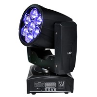 TIPTOP TP-L6W5 7 x12W RGBW 4in1 Zoom Wash Beam LED Bee Eyes Moving Head lights for stage disco DMX 16 Channels Light Weight