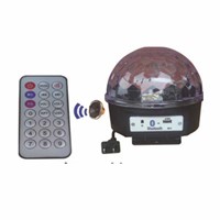 Bluetooth MP3 Stage Lights Ball RGB Crystal Magic Ball Stage Light Projector Effect LED Light