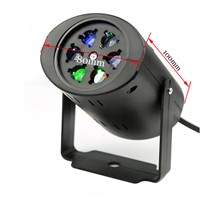 ZINUO Moving Snow Laser Projector Lamp Snowflake LED Stage Light Christmas/New Year Party/Halloween Projector Outdoor Snow Fall