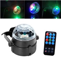 Remote Control LED RGB DJ Party Show Disco Magic Ball Crystal Effect Stage Lighting Laser Projector Light Effect #LO