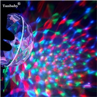 Tanbaby 110V 220V Palm Crystal Magic Ball Led DMX Lamp Rotating RGB LED Stage Disco Laser Light Party Disco DJ Laser Projector
