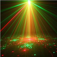 80 Patterns Red Green Laser Show System Blue LED Disco Party Magic Ball Dance Lights Stage DJ Lighting With Remote Sound Control
