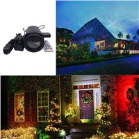 Outdoor LED Projection Lawn Lamp Waterproof Dynamic Light Change Pattern Laser Lights With Remote Control Party Yard Landscape
