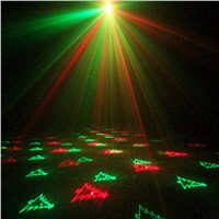 ZjRight Remote control Red Green Christmas patterns laser lights Outdoor Waterproof projection lamp Bar KTV  party show lighting