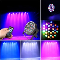 Hot Sale LED Crystal Magic Ball Par 36 RGB LED Stage Light Disco DJ Bar Flash Lighting UK/US Plug for family Party KTV