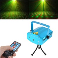 Green Red LED Stage Effect Light Sound Activation Star Starry Laser Projector for Festival Party Disco DJ KTV Club Bar Lamp