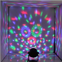 Details about  3W RGB CRYSTAL MAGIC BALL ROTATING LED STAGE LIGHT CLUB DJ DISCO PARTY US
