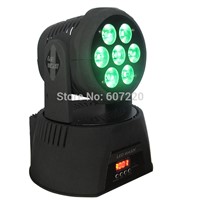 (8PCS) RGBWA UV Light LED Moving Head Wash Light 7*18W DMX 11/18 Channels LED Stage DJ Light