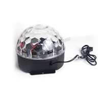 6 LED 18W Remote Control MP3 Crystal Magic Ball Led Stage Lamp Disco Laser Light Party Lights Sound Control Christmas Light KTV