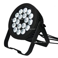 Freeshipping 8 Pack 18x18W RGBWAP 6IN1 Waterproof Led Par Light 25 Degree Big Lens 6/10 Channels Dual Mode Outdoor Power/DMX Con