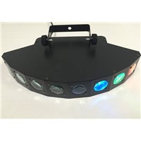 Professional 8 eyes Lighting Stage Light Led Laser Light For KTV bar Sound Control Performance Colorful Stage Lamps