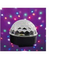 RA-T-01,colorful LED crystal magic ball light with remote controller, sound controlled, KTV, bar,LED stage lights
