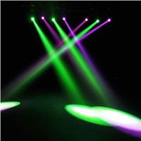 LED Moving Head Light DMX RGBW 4-in-1 Stage Lighting DJ Club Party Wedding Show Effect Lighting
