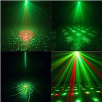 ZjRight laser Projector lights IR Remote Red Green laser stage Mini night light gala party bar ktv DJ disco Xmas ceiling lights
