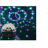 RA-T-04,DMX512 colorful LED crystal magic ball light with remote controller,sound controlled,KTV,bar