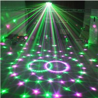 6 Colors Magic Crystal Ball Disco LED Light Party Christmas Laser Projector Lights 110-220V Laser Light Stage Lamp Sound Control