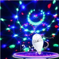 Thrisdar E27 Magic Ball Bluetooth LED Stage Lamp Disco DJ Party Stage Light Bluetooth Speaker Music Playing Bulb With Controller