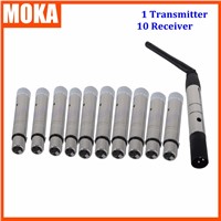 11 Pcs/lot Remote Control Wireless Control DMX Wireless Transmitter Receiver Sender for led lighting Control