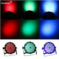 Tanbaby 54LED Professional LED Par Light RGBW 110V 220V LED Laser Projector Stroboscope Stage Light Effect DJ Disco Party DMX