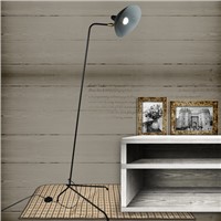 Modern Designer Serge Mouille Floor Lamp Black Lampshade For Living Bedroom Room Floor Light E27 220V Lampara de piso Creative