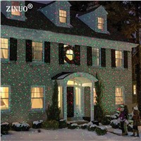 ZINUO Outdoor Moving Full Sky Star Laser Projector Landscape Shower Lamp Blue&amp;amp;amp;Green LED Stage Light Outdoor Christmas Laser Lamp