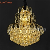 Country Chinese Style Pendant Lights Bedroom Lamp Restaurant Lighting with Crystal
