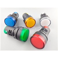 Indicator AD16-22DS DC 12V LED signal lamp Red/Green/Huang/Blue/White Indicator Lights
