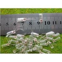 50pcs Grain of Wheat 4mm Clear 12V Round head dc small bulb Indicator light