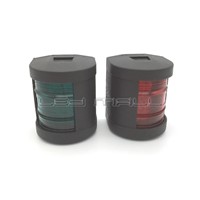 Marine Boat Yacht 1Nautical Mile LED Navigation Lights / Red&amp;amp;amp;Green LED Port &amp;amp;amp; Starboard Sidelight - One Pair