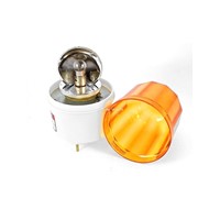 LTE-1101J  Industrial AC 110V Bulb Flash Siren Rotary Warning Light Yellow