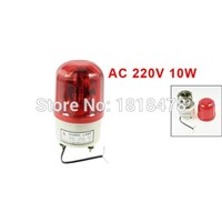 LTE-1101 AC 220V AC110V DC12V DC24V 10W Dome Case Industrial Rotary Signal Light Lamp Red LTE-1101