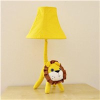 Cartoon Lovely Cloth Lion E27 Dimmer Floor Lamp With Remote Control For Bedroom Kid&amp;amp;#39;s Present Gift 1176